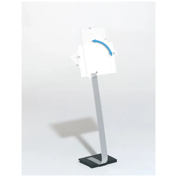 Durable Crystal Sign Floor Stand A3