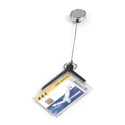 Durable DE Luxe Badge Holder Black