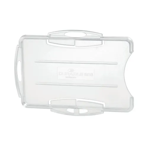 Durable Dual Card Security/ID pass Holder Clear Ref