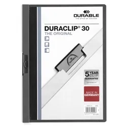 Durable Duraclip 30 A4 Folder Anthracite