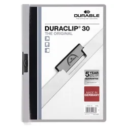Durable Duraclip 30 A4 Folder Grey