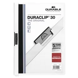 Durable Duraclip 30 A4 Folder White