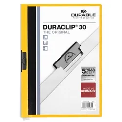 Durable Duraclip 30 A4 Folder Yellow