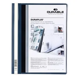 Durable Duraplus A4+ Folder Dark Blue