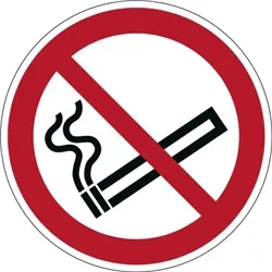 Durable Floor 'Smoking Prohibited' Sign