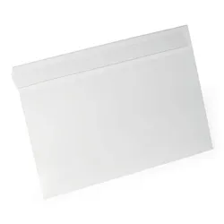 Durable Hard Cover Pocket A4 Clear