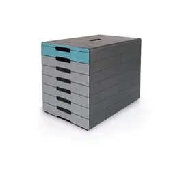Durable Idealbox Eco 7 Drawer Box - Blue