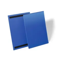 Durable Magnetic Pocket A4 Blue