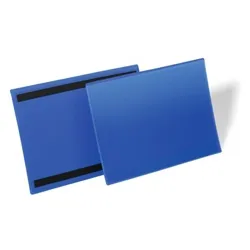 Durable Magnetic Pocket A4 Blue
