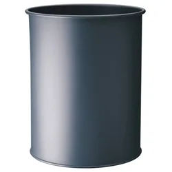 Durable Metal Waste Bin 15L Charcoal