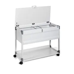 Durable Multi Top File Trolley 100 Grey