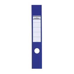 Durable Ordofix Spine Labels Self-adhesive Pvc Blue [Pack 10]- 8090/06