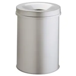 Durable Safe Waste Bin 15L Grey
