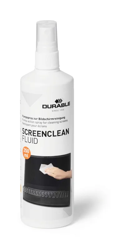 Durable Screenclean Streak-Free Anti-Static Screen Cleaning Spray Fluid 250ml in White Size: 1 Pack White 1 Pack