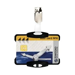 Durable Security Pass Holder Black (25 Pack)