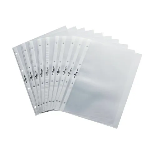 Durable Table Top Presenter Pockets A4 Landscape (10 Pack)
