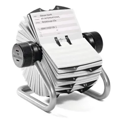 Durable Telindex Rotary File Silver