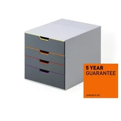 Durable Varicolor 4 Drawer Unit