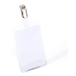 Durable Visitor Clip Badge 90x60mm