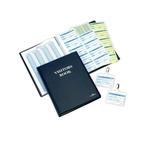 Durable Visitors Book of 300 60x90mm Badge Inserts