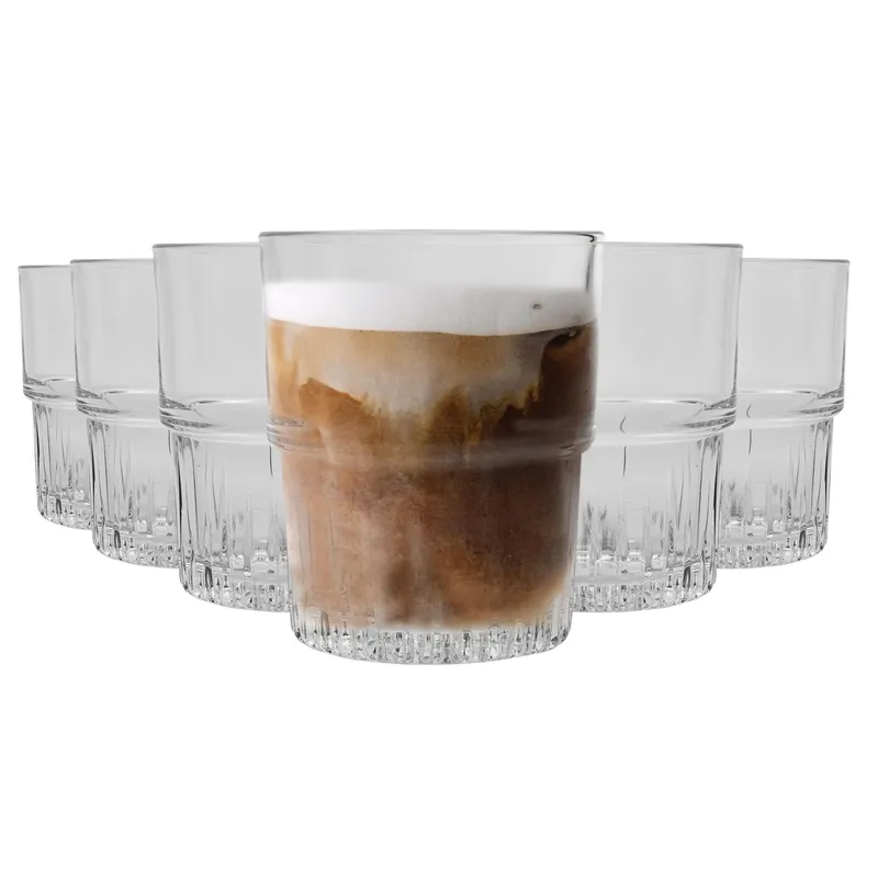 Duralex Empilable Stackable Drinking Glasses - 160ml - Pack of 6 in Clear Clear