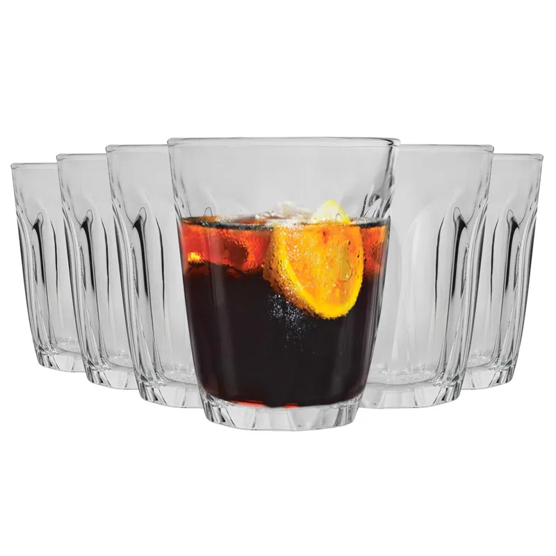Duralex Provence Drinking Glasses - 130ml - Pack of 6 in Clear Clear
