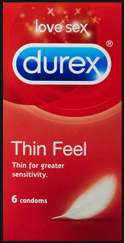 Durex Thin Feel Condoms 6 Pack