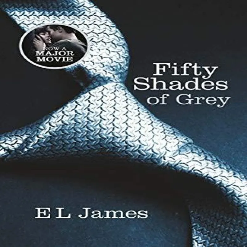 E L James Fifty Shades of Grey Paperback Book Multicolor