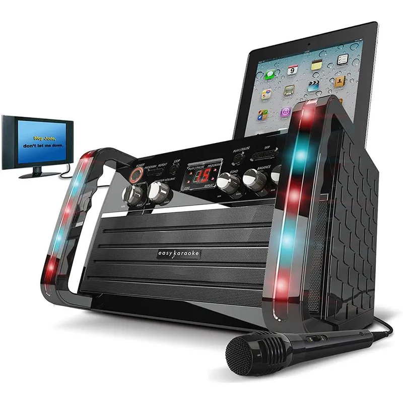 Easy Karaoke 'EKS213BT' Bluetooth CD+G Karaoke System - Black Black