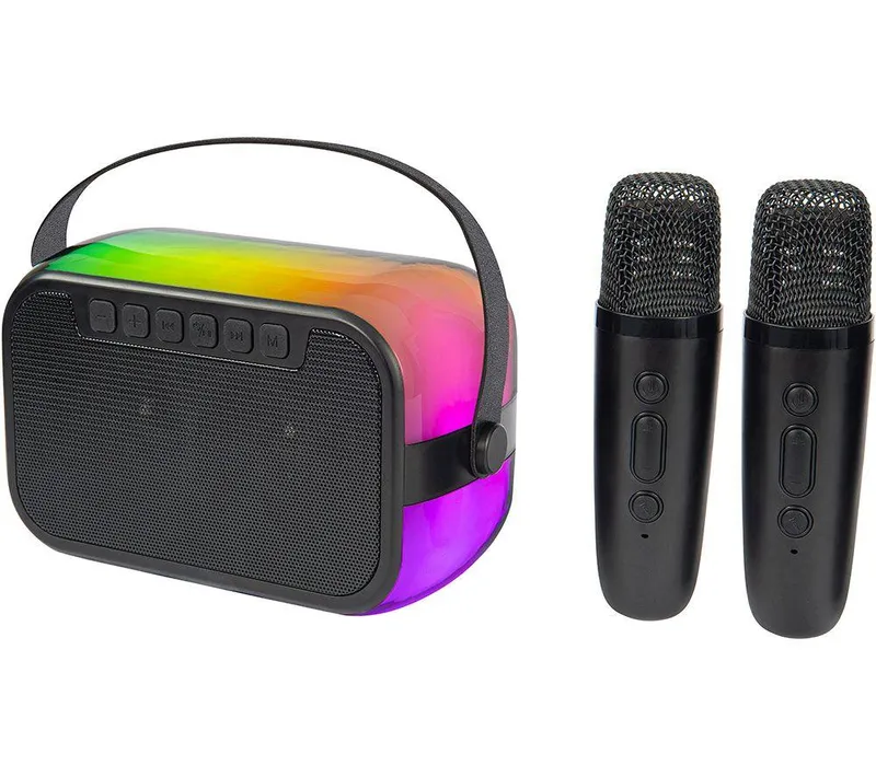 Easy Karaoke EKS221BT Portable Bluetooth Karaoke System - Black