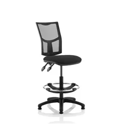 Eclipse Plus II Lever Operator Chair Mesh Back Black Draughtsman Kit