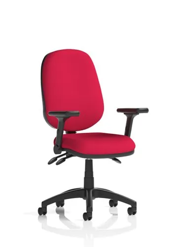 Eclipse Plus Iii Operator Chair Cherry Adjustable Folding Arms