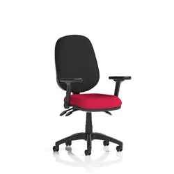 Eclipse Plus Iii Operator Chair Cherry Adjustable Folding Arms