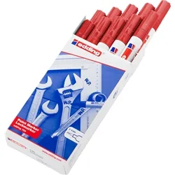 edding 750 Paint Marker Bullet Tip 2-4mm Red [Pack 10] - 4-750002