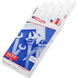 edding 750 Paint Marker Bullet Tip 2-4mm White [Pack 10] - 4-750049