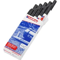 edding 751 Bullet Tip Paint Marker Fine Black (10 Pack) 4-751001