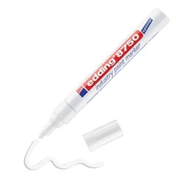Edding 8750 Industry Paint Marker Bullet Tip (Pack of 10) White