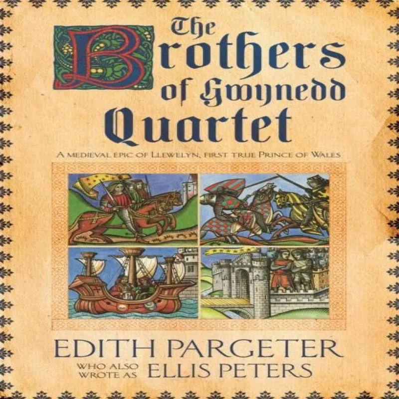 Edith Pargeter Brothers of Gwynedd Quartet Paperback Book Multicolor