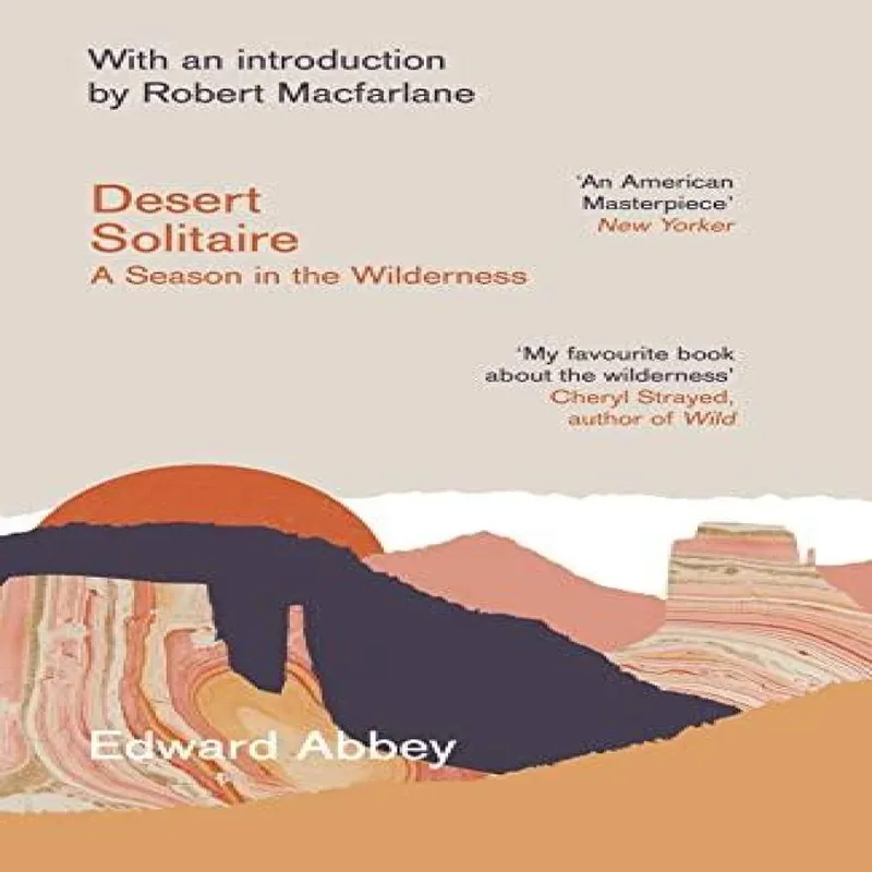 Edward Abbey Desert Solitaire Paperback Book Multicolor