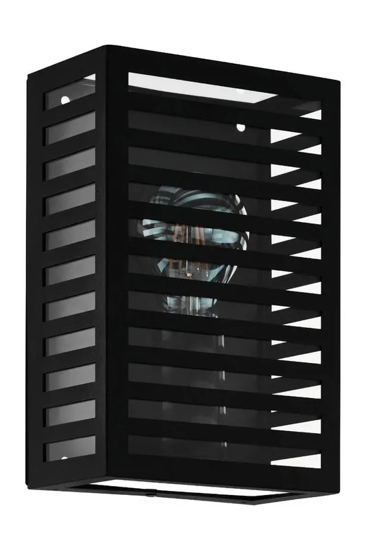 Eglo Unisex Alamonte 3 Metal IP44 Outdoor Wall Light in Black Black One Size female