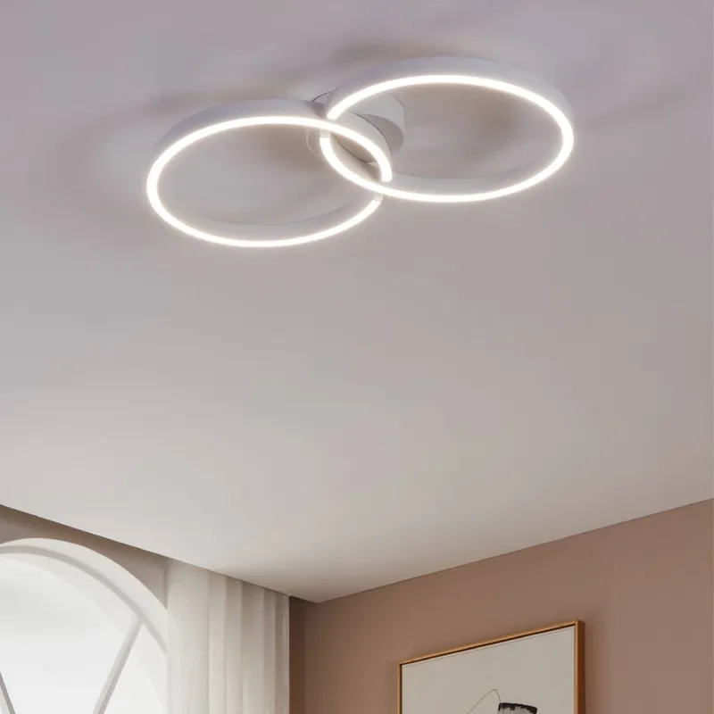 Eglo Amandolo White LED Ceiling Light White