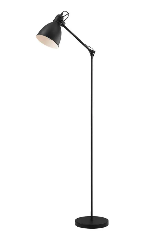Eglo Priddy Steel Black Adjustable Floor Lamp Black