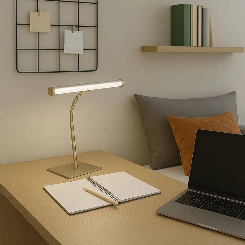 Eglo Unisex Riccione LED Tuneable White Desk Lamp, Gold in Metallic Gold Metallic Gold female