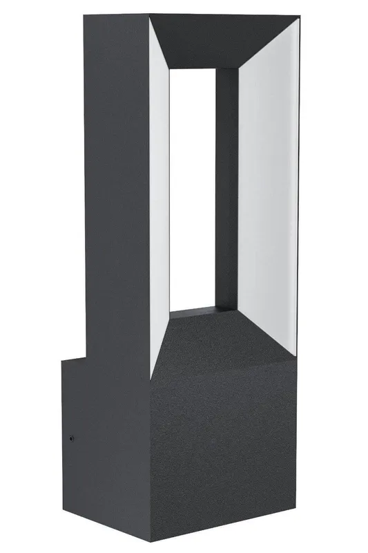 Eglo Riforano IP44 Integrated LED Outdoor Wall Light in Black - Black
