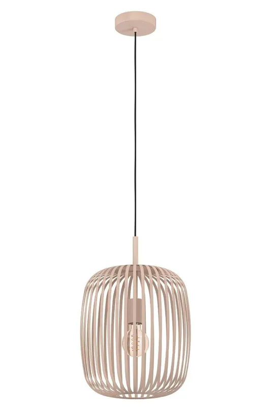 Eglo Romazzina Caged Modern Pendant Light in Light Sand - Light Sand - Size: One Size