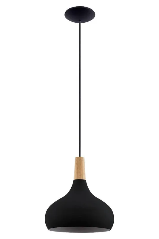 Eglo Sabinar Modern IP20 Pendant Light in Black - Black - Size: One Size