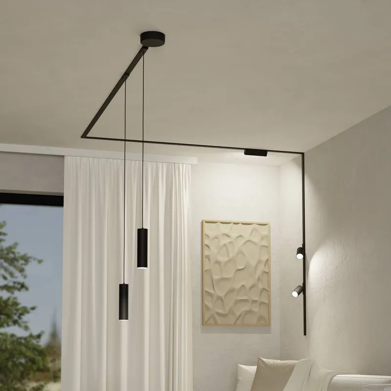 Eglo Track Plus Black LED Strip Light Wbs - Black