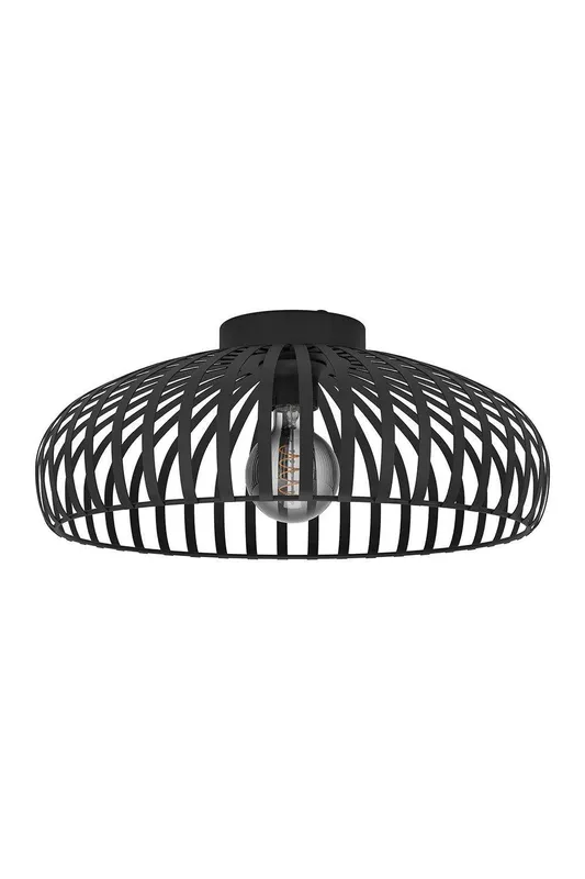 Eglo Mogano 3 Wireframe Black Flush Ceiling Light - (D) 43 cm Black