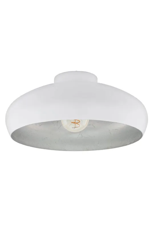 Eglo Unisex Mogano Metal Flush Ceiling Fitting in White White One Size female
