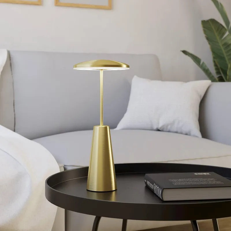 Eglo Piccola Gold LED Touch Table Light in Bronze - Bronze - Size: One Size